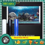 Fish Tank Decal, Aquarium Background Sticker (Size 60cm)