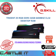 G.Skill Trident Z5 RGB DDR5 32GB 6400MHz CL32 F5-6400J3239G16GX2-TZ5RK Desktop RAM