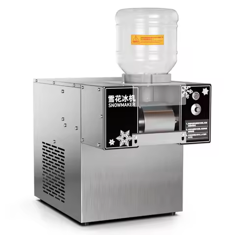 60KG/24h Mini Snow Ice Maker Shaver Machine Europe Snowflake Ice Machine Korea Bingsu Machine Snowfl
