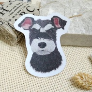 雪納瑞-防水貼紙(1入)-奧斯卡