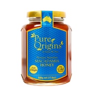 Pure Origins Organic Macadamia Honey 500g, 100% Pure Australian - Raw Single Origin Cold Extracted