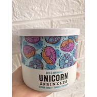 Bath and Body Works Unicorn Sprinkles 3 wick Candle
