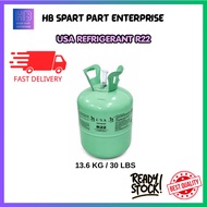 USA R22 Refrigerant Gas 13.6kg 30LBS High Purity Gas Aircond Freon Refrigeration