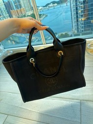 chanel 黑色沙灘包