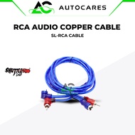 SHUTTLE LAB RCA Audio Copper Cable Car Audio RCA Cable Amplifier 2 TO 2 RCA Cable 0.5M 1.0M 2.0M 3.0