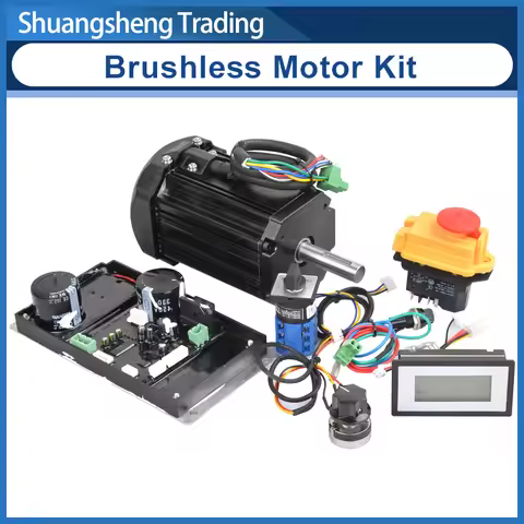 1100W Brushless DC Motor 850W Main Control Board Lathe Power Drive Board&Motor Kit WM-220V/110V Bldc