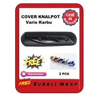 Cover tameng pelindung / Cover knalpot motor VARIO KARBU Old / LAMA CBS 110 VARIO 110 fi new Vario 125 / 150 new Techno Vario Keylesh new LEd 2010 2011 2012 2013 2014 2015 2016 2017 2018 2019 2020 2021 2022 2023 / Free Baut Cover Knalpot Honda Vario