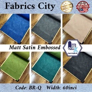 Kain Langsir Corak Timbul Bidang 59 Inci / Embossing Curtain Cloth Width 59 Inch