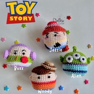 GANTUNGAN [CRAFTHIC] Keychain Toy Story Series || Amigurumi Toy Story || Toy Story Series Keychain