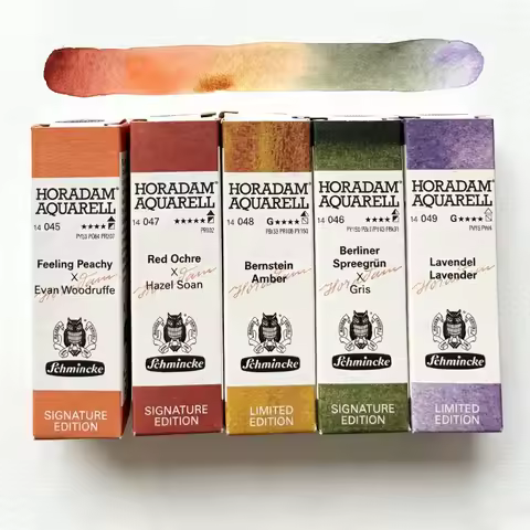 Schmincke Horadam Aquarell 2026 Signature Limited Edition 5 Colors 15ml Tube Artist Watercolor Paint