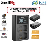 SmallRig LP-E6NH Battery Charger Set for Canon LP-E6NH Battery, Double Slot LP-E6NH Charger 2040mAH 