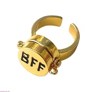 sweety Rotate BFF Ring For Women Man Vintage Cute Couple Open Anxiety Fidgets Ring