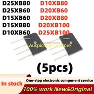 5PCS D15XB60 D15XB80 D10XB60 D10XB80 D25XB80 D25XB60 D20XB60 D20XB80 D20XB100 D25XB100 rectifier bri
