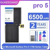 6500mAh For Microsoft Surface Pro 5 1796,Pro 6 1807 1809 12.3 Series G3HTA038H DYNM02 Safe Tablet Ba