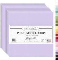 Grapesicle/Lavender/Light Purple Cardstock Paper - 12 x 12 inch 65 lb. Premium Cover - 25 Sheets fro