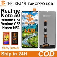 TEK.SEJAM Original LCD For Realme note50 Realme C53 Realme C51 LCD Display Screen assembly replace