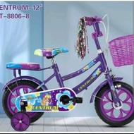 Sepeda mini anak perempuan 12 inch Morison Ban busa usia 3 - 7 tahun