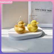 [Beautyoufeel] 3D Little Yellow Du Candle Silicone Mold DIY Du Crystal Epoxy Resin Mould Animal Cand