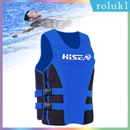 [Roluk] vest kayak buoyancy motor boat fishing black