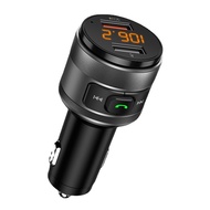 C57Cross-border supply QC3.0Fast Charge U Car Music Voltage Detector mp3Bluetooth player fm Transmit