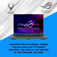 ASUS ROG STRIX G16 G614JU I545J6G CORE I5 13450HX 8GB 512SSD RTX4050