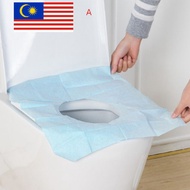 1 pc Cover Pelapik Tandas Duduk Travel Toilet Seat Cover Disposable Pakai Buang Holiday