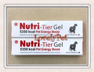 Nutri–Tier Gel Pet Energy Boost Plus prebiotic ขนาด 30 ml. นิวตริ–เทียร์ เจล อาหารเสริมสำหรับสุนัขและแมว สูตรเพิ่มprebiotic จำนวน 2 หลอด
