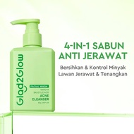 Glad2Glow Matcha Salicylic Acid Acne Cleanser 80g