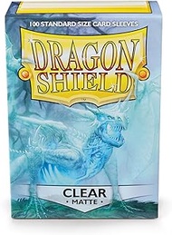 Dragon Shield Sleeves Matte Card Game, Clear