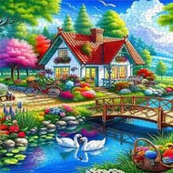 500 Piece Adult Puzzle - Anime Theme, DIY Home Decor, Family Interactive Game, Brain Challenge Gift,