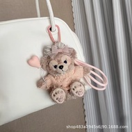 Cute Bear Rose Duffy Bear Bag Pendant Plush Doll Doll Accessories Couple Girls Holiday Gifts
