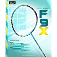 VS Badminton Racket Windspeed F9X 1 Weight 5U Focus On Playing Fast Games Beautiful Color Wood Green