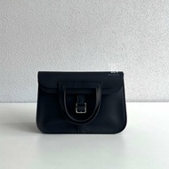 閒置全新💖 全配有購證🙌🏻 Hermès 愛馬仕 Halzan mini 黑色銀釦