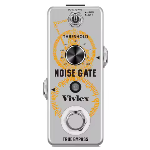 Vivlex Super Pedal Noise Gate Cleaner Effects Noise Reduction Noise filter For Pedal Board Suppresso