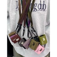 CryingCenter Airpods Earphone Case Lanyard Canvas Headphone Bag