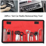20pcs Professional Car Radio Audio Stereo CD Player Removal Key Tool Kit