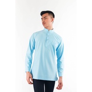 Baby Blue - Kurta Cekak Musang 3 Butang (Size XS > 3XL)