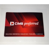 Cimb Bank Car Sticker tampal dari dalam