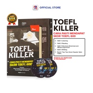 Buku TOEFL Killer Cara Pasti Mendapatkan Skor 600 Bonus Ebook dan Panduan Inspira / Inspira Publishi
