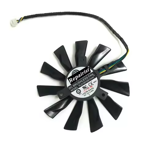 GPU Cooler 95mm 4 Pin PLD10010S12HH Graphics Card Fan For Radeon MSI GTX 770 760 R9 280X 290X As Rep