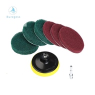 BUREGESS 3/4 Inch For Tile Tub Kitchen For Bathroom Floor Household Cleaning Tool Polishing Pad Tile Scrubber Power Scouring Pads Drill Power Brush