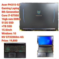 Acer PH315-52Gaming Laptop 8th GenerationCore i7
