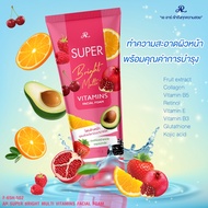 AR Super Bright Multi Vitamin Facial Foam 150 ml. โฟมล้างหน้าผลไม้รวม ผสม Collagen Vitamin B5 Retino