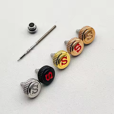 7mm Knurled Watch Crown SKX007 SRPD Crown Engraved Signed 'S' Fits Seiko SXK007 SKX009 SKX011 SKX171