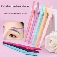 [COD] 10PCs Eyebrow Razor Portable Brow Trimmer Knife Stainless Steel Eyebrow Shaping Knife Shave To