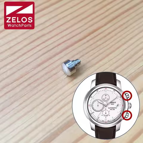 Steel Pusher Button for Tissot T-Sport T014.427 Automatic Watch