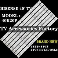 HISENSE 40K20P 40" LED TV BACKLIGHT (LAMP TV) HISENSE 40 INCH LED TV BACKLIGHT 40K20