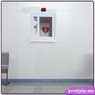 [PrettyiaMY] Aed Cabinet with Handle Empty Aed First Aid Cabinet Accessory Wear Resistant