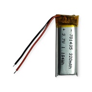 3.7v 701435 can use model 701535 601435 601535 651535 601535 Rechargeable Lithium  Polymer 320mAh Ba