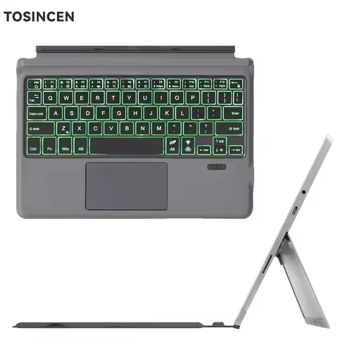 Backlit Bluetooth Keyboard For Microsoft Surface Pro 8/9/X Pro 6 Pro 5 Pro 7 Pro 4 Pro 3 surface go 